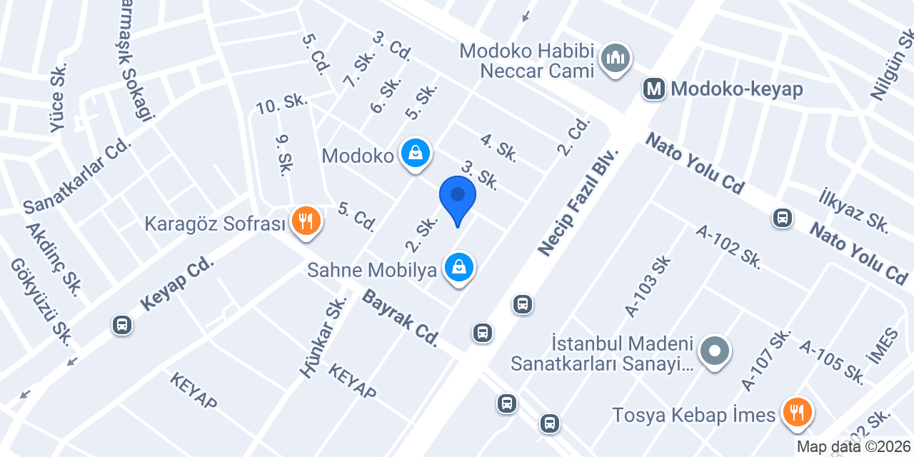 Kapars Mobilya konumu