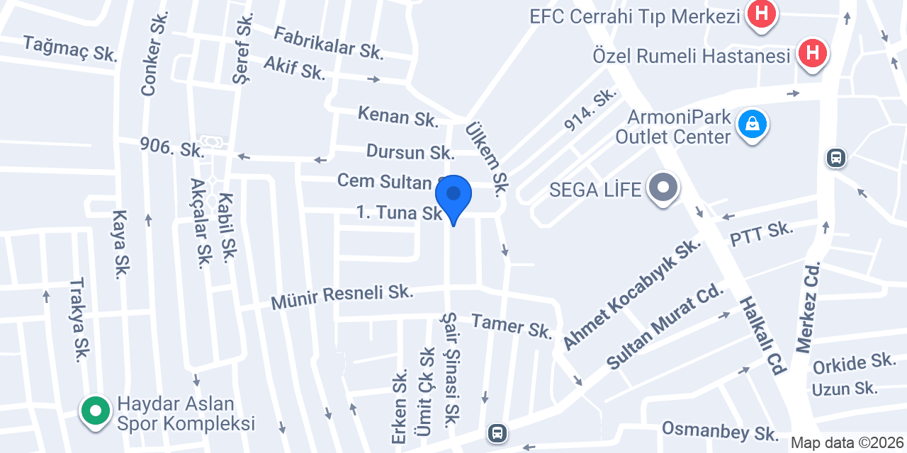 Sever Ticaret - Hırdavat&Nalbur konumu