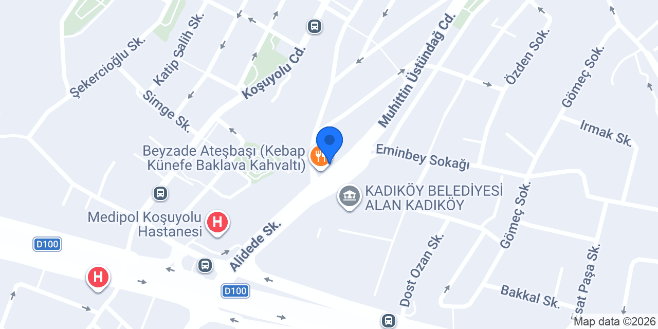 Ofton Koşuyolu konumu