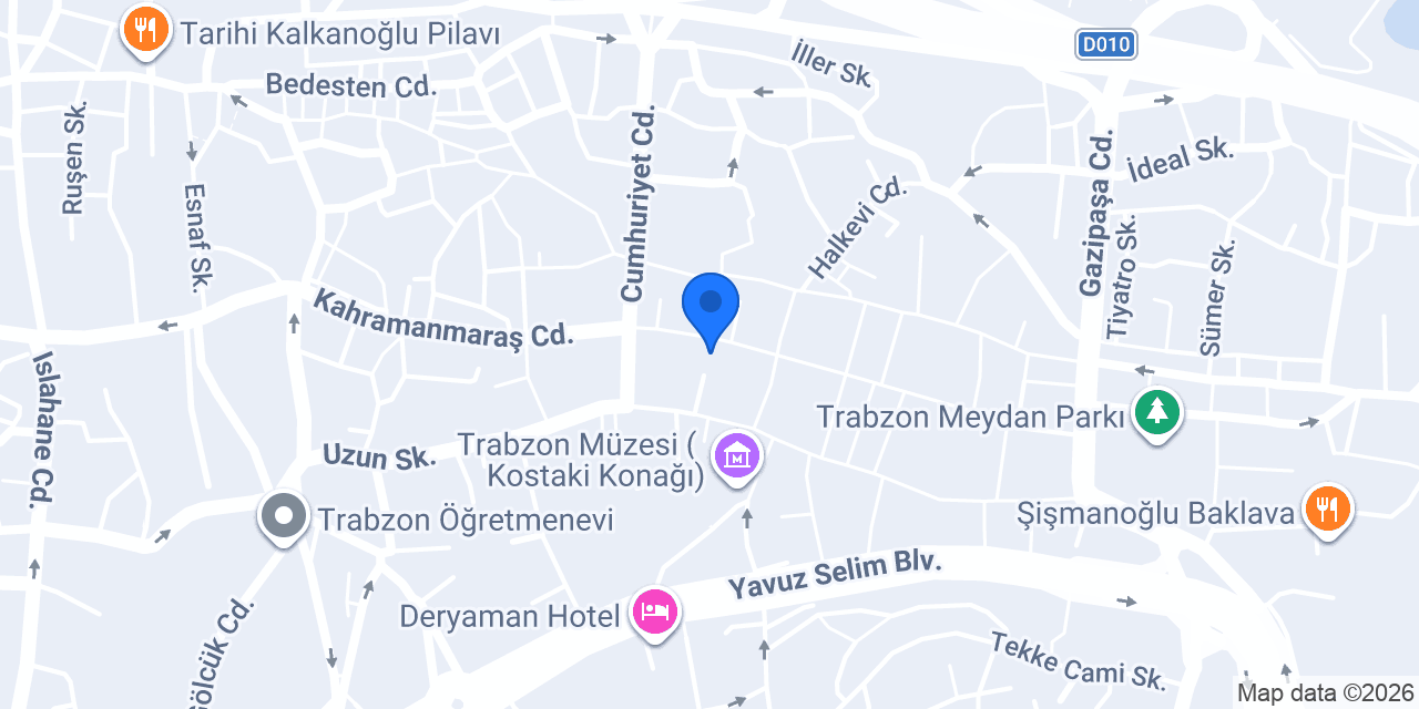 Kuaför Levent konumu