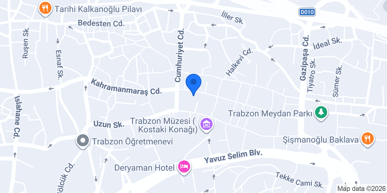 TRABZON 2. NOTERLİĞİ konumu