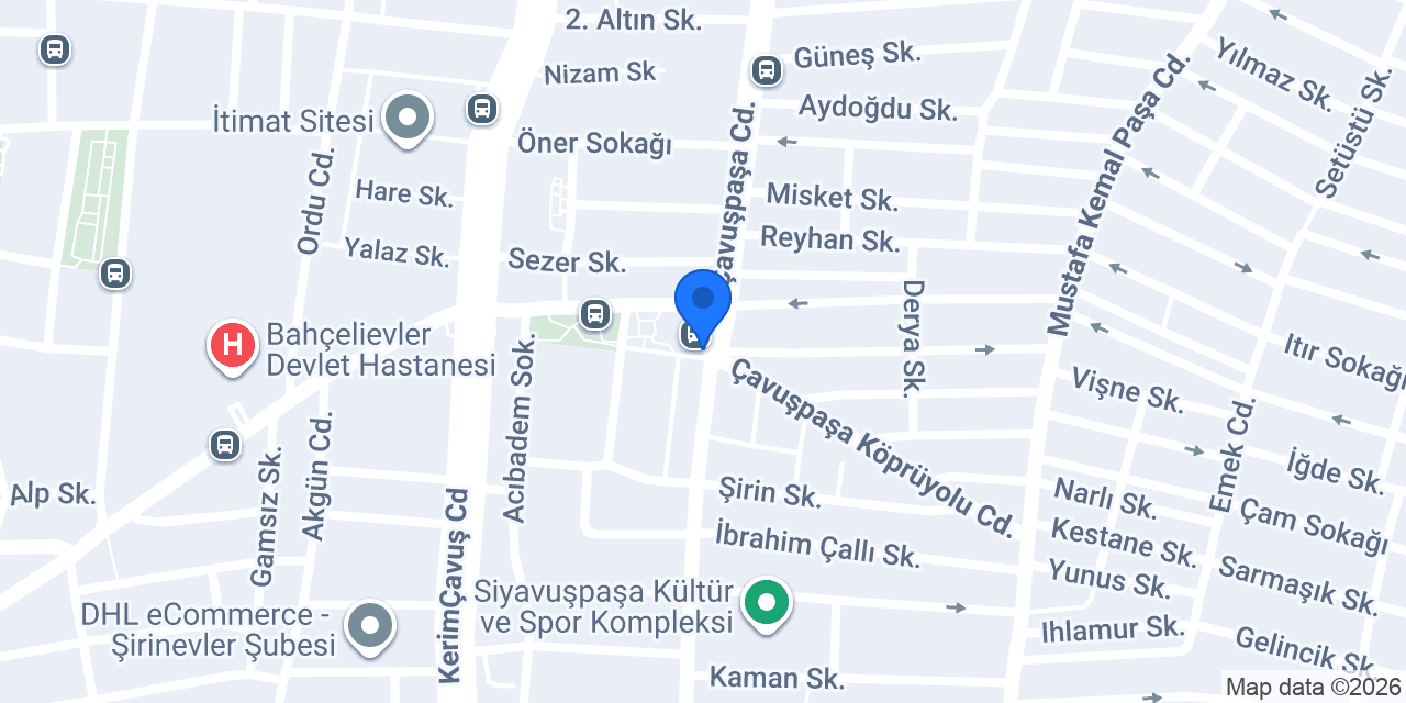 Çavuşpaşa Taksi konumu