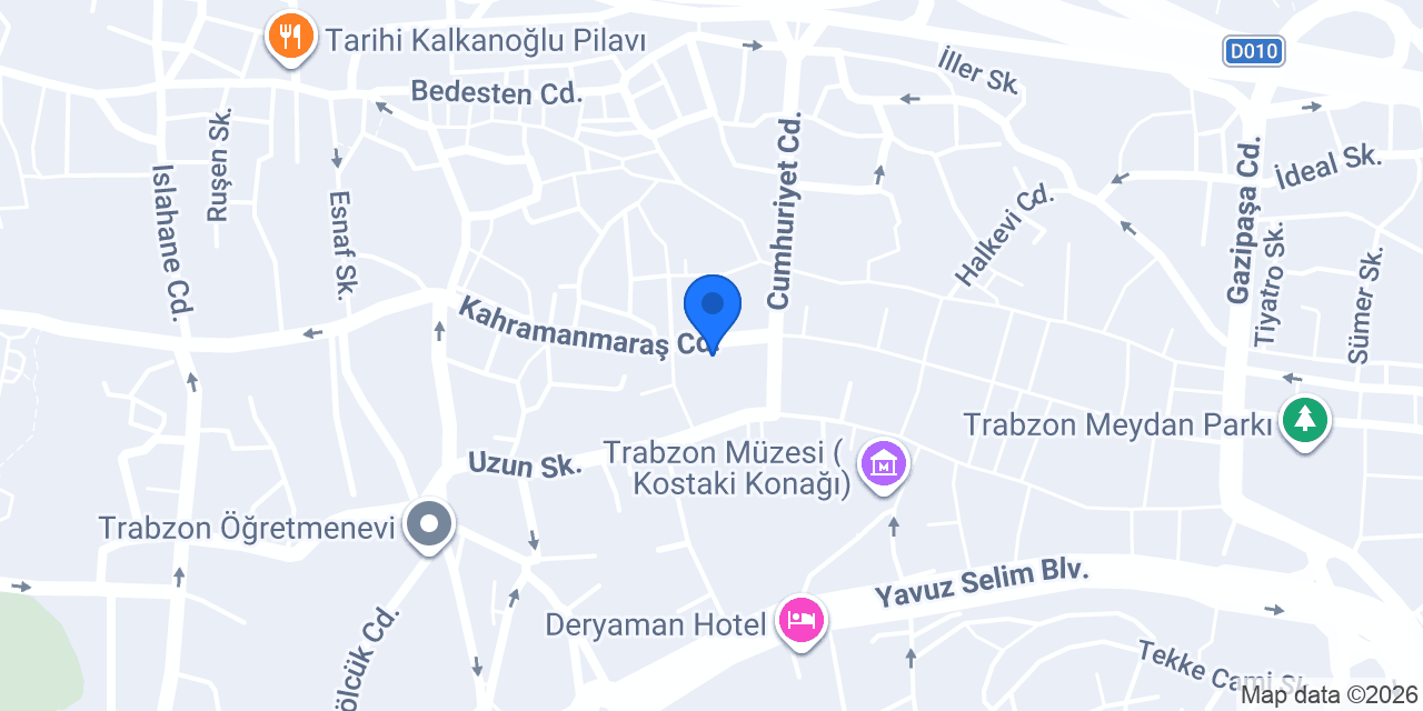 İŞKUR Trabzon konumu
