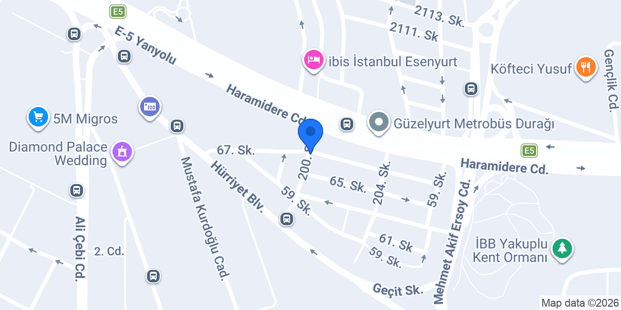 SALON B&Ş konumu