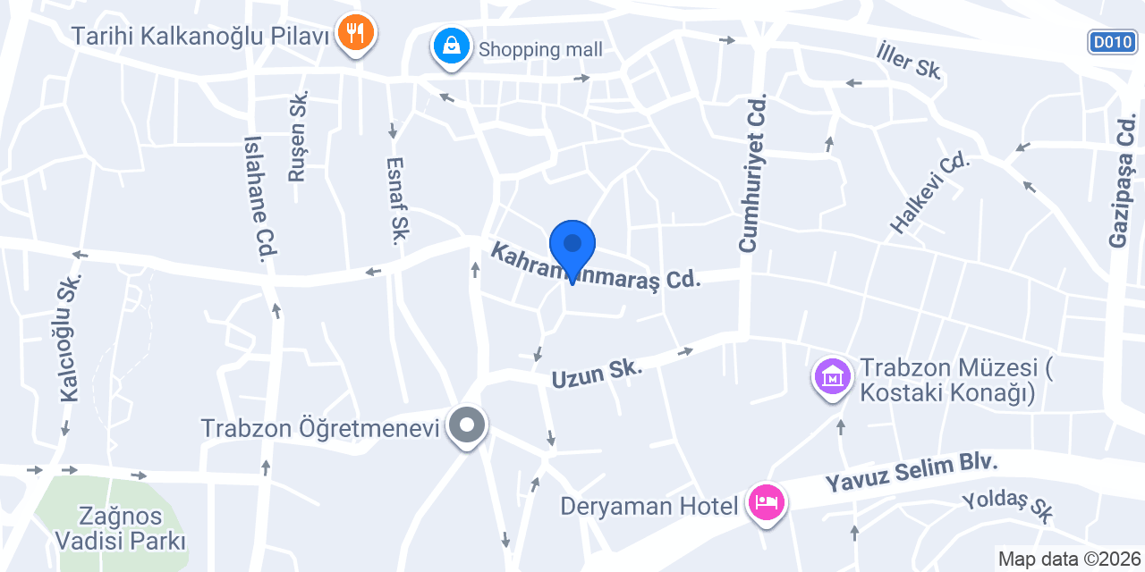Sulduz Hotel konumu