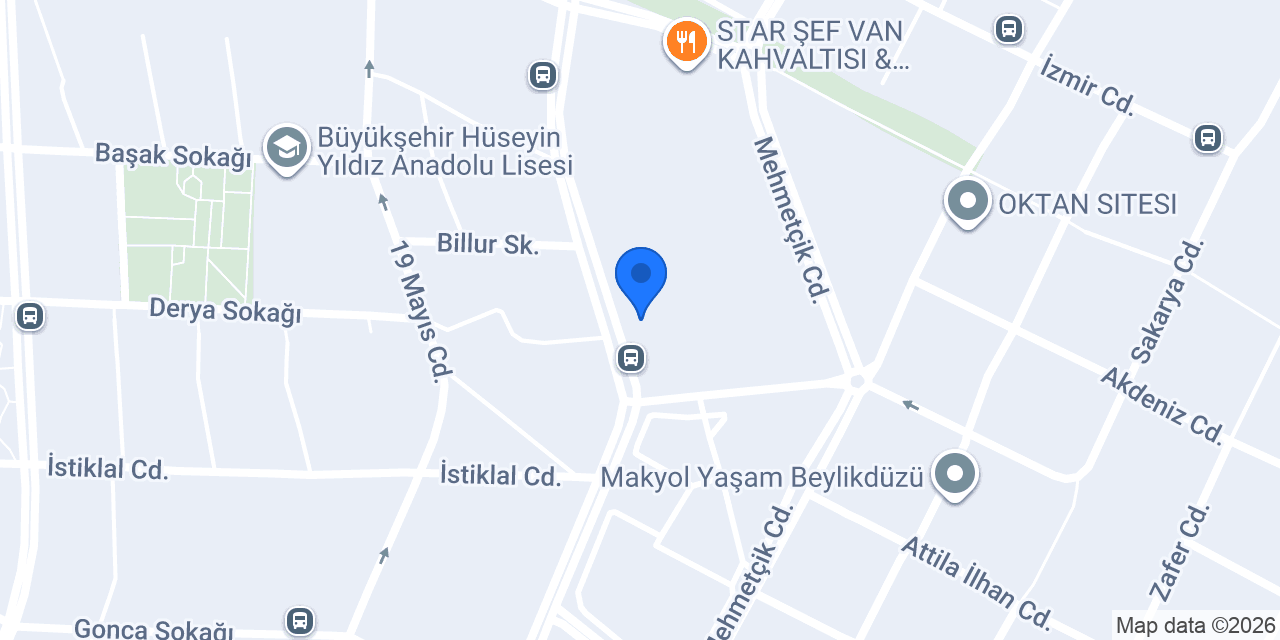 CV Şarj İstasyonu konumu