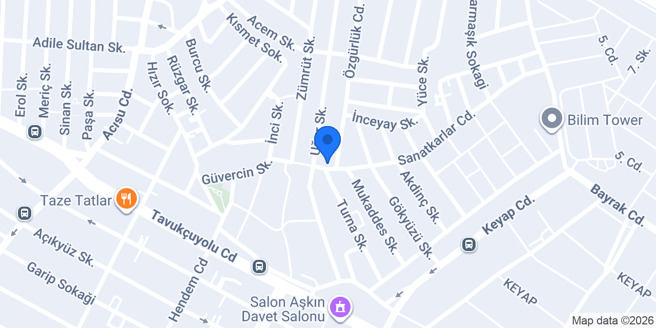 Miray Mobilya Dekorasyon konumu