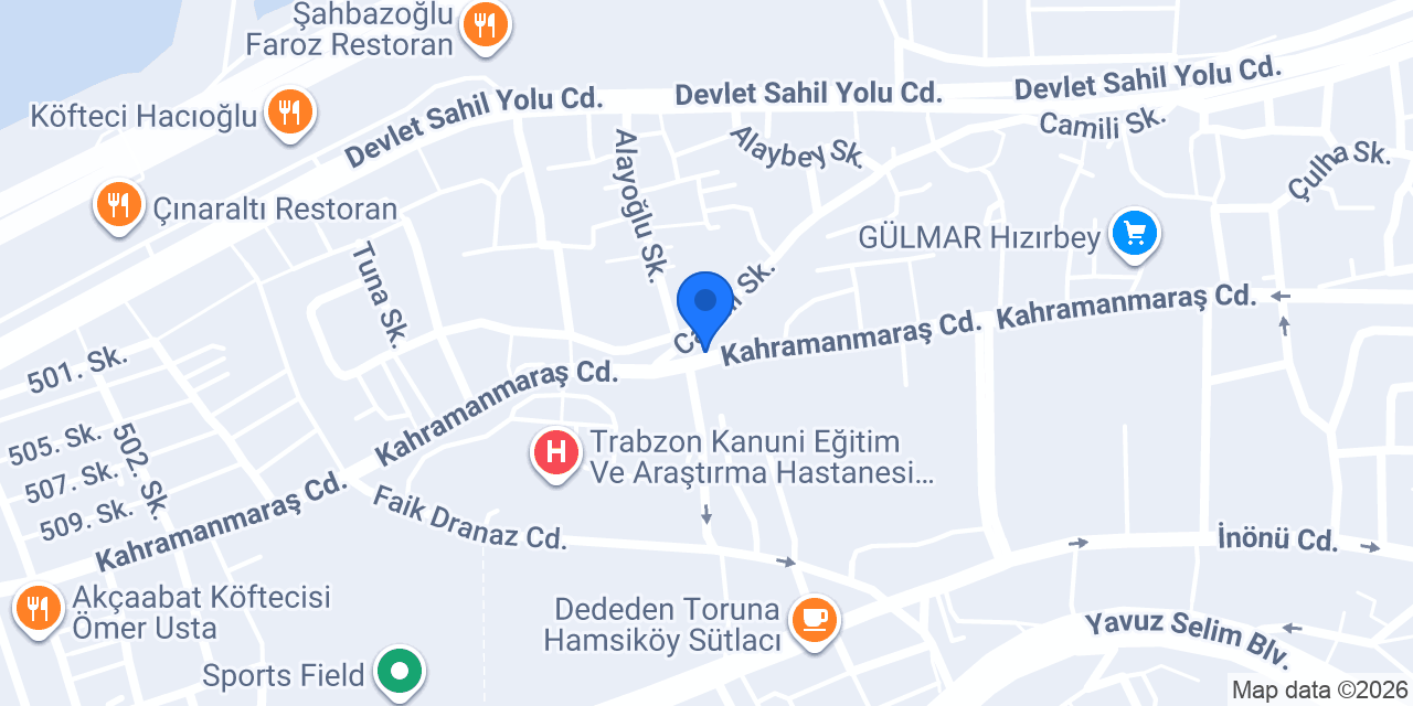Numune Eczanesi konumu