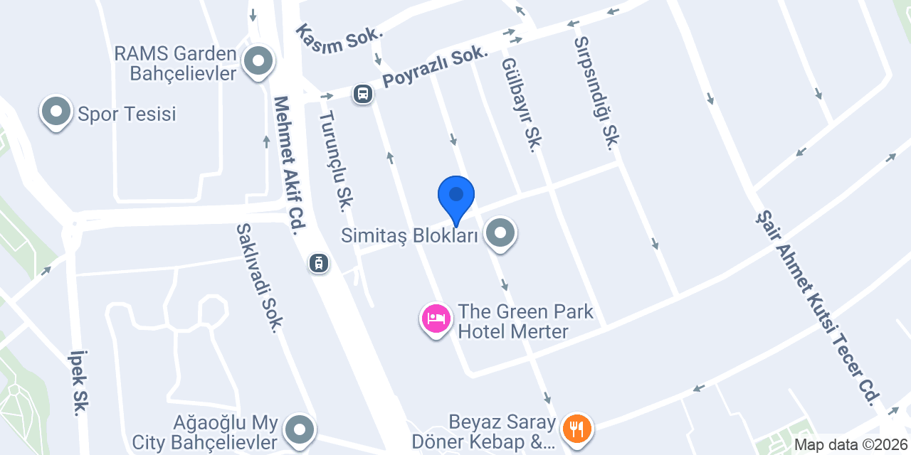 Engin Yapı Dekor konumu