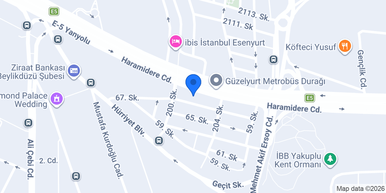 Yapı Kredi - Beylikdüzü Ticari konumu