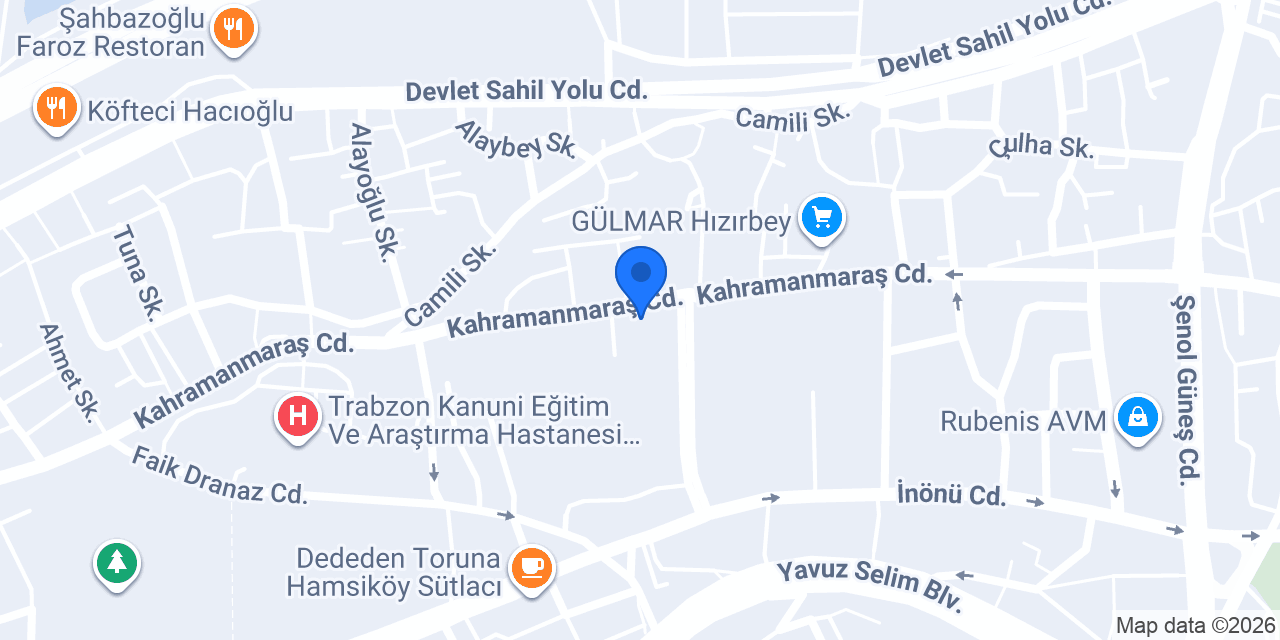 Nilo trabzon konumu
