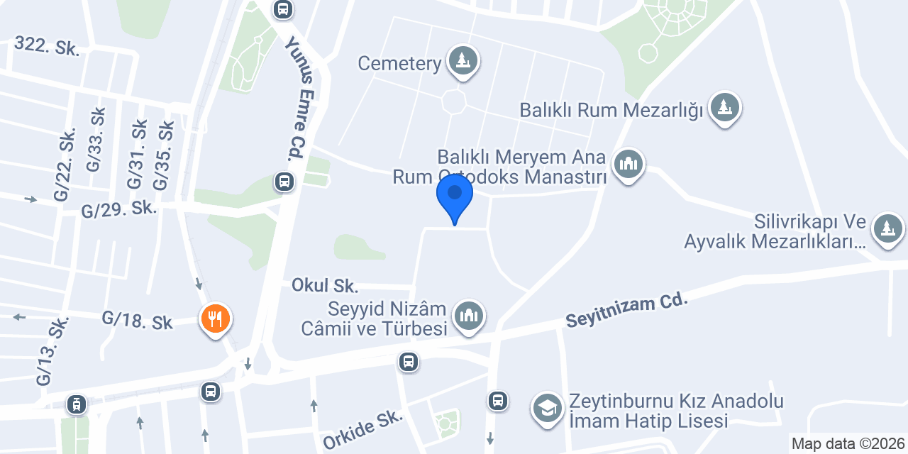 Günay Çikolata konumu