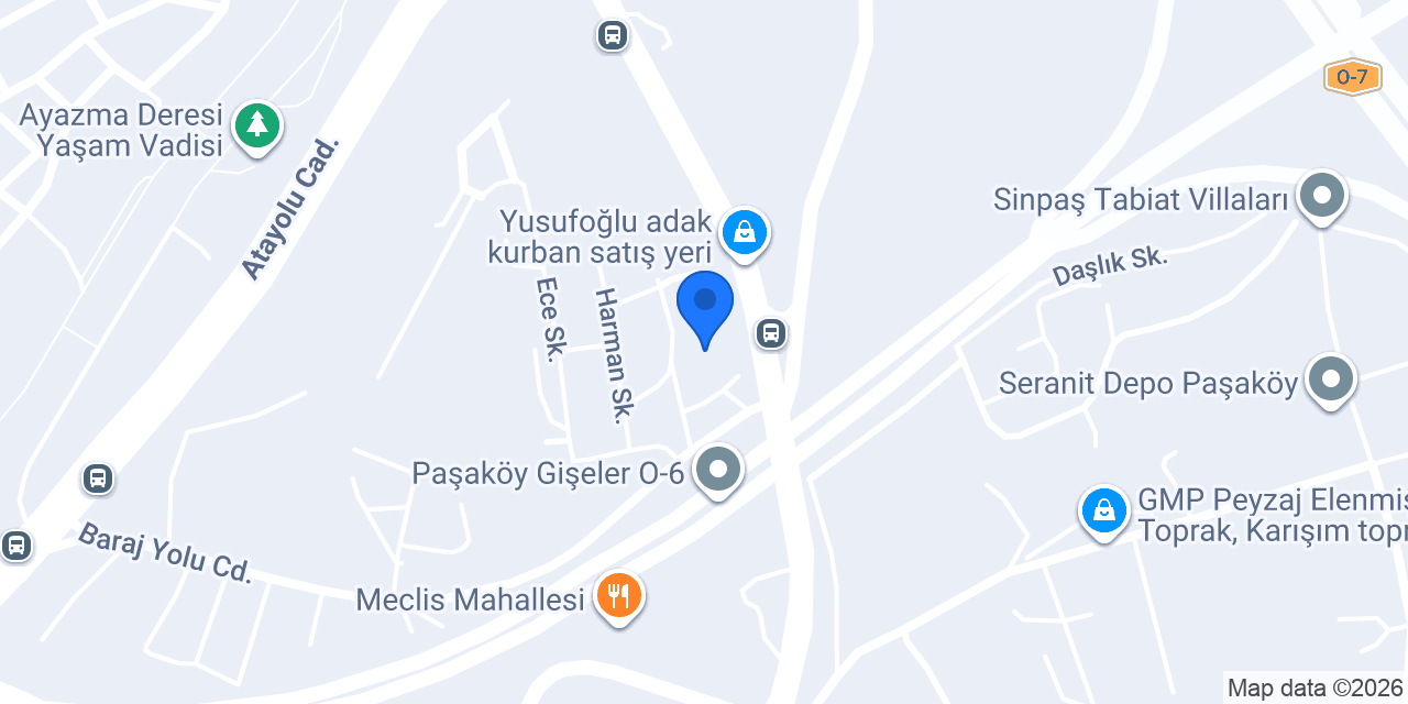 Çevik Las konumu