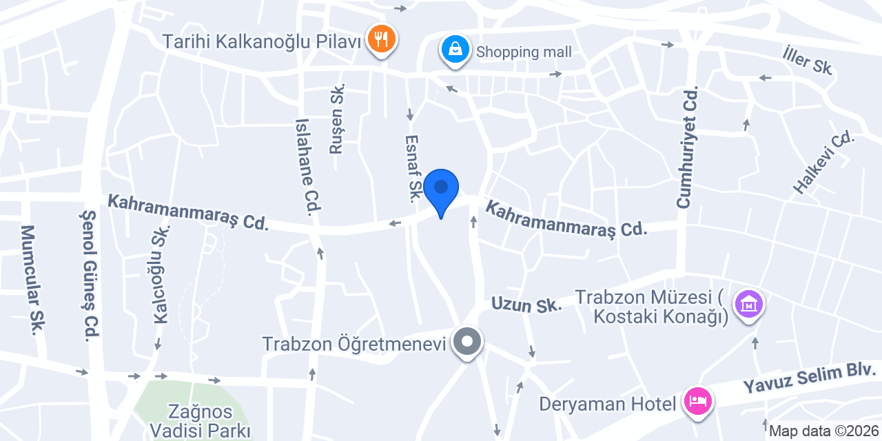 Terzi Altın İğne konumu