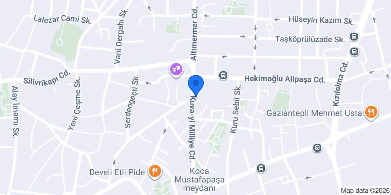 Yapı Kredi - Kocamustafapaşa Şubesi konumu