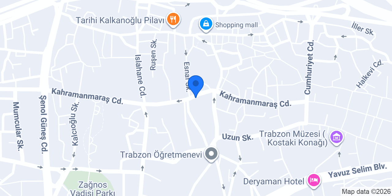 Çavdaroğlu Sigorta Trabzon konumu