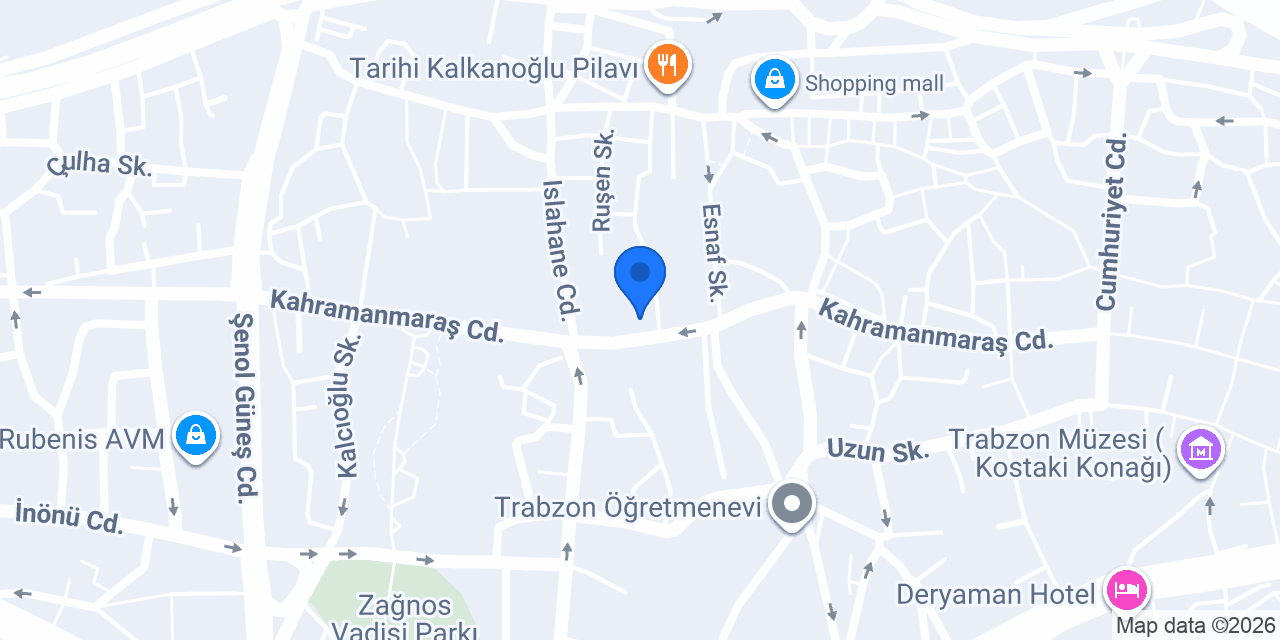 Halkbank Ortahisar Şubesi konumu