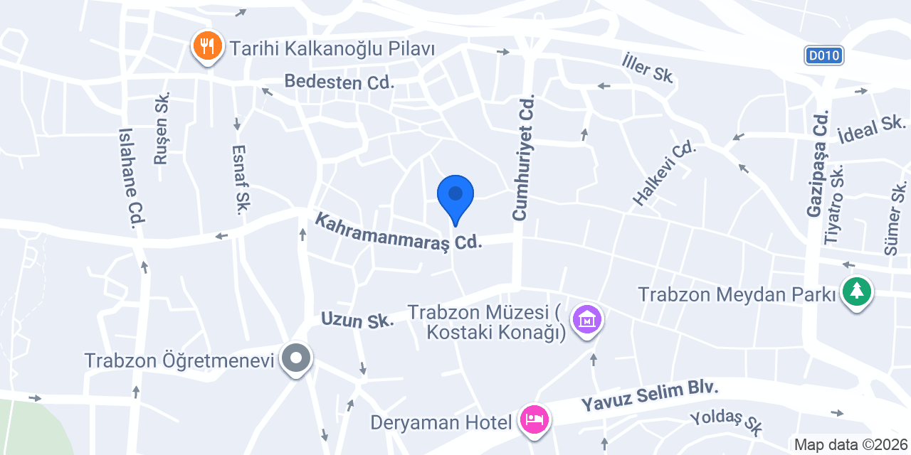 Özer Kuaför konumu
