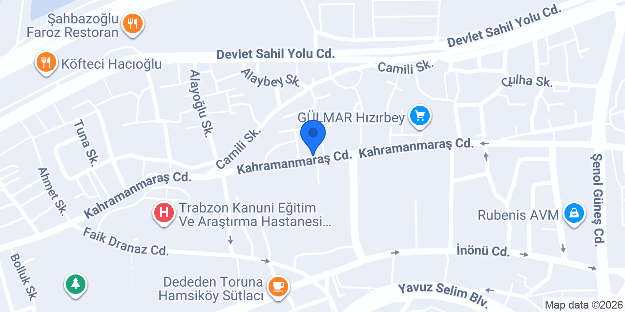 Av. Muhammet Ali Nuroğlu konumu