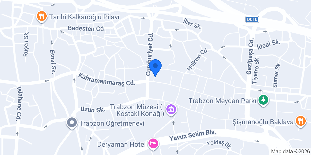 Özgen Fast Food konumu