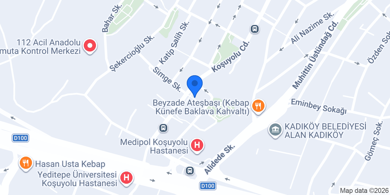Beden Stüdyo konumu