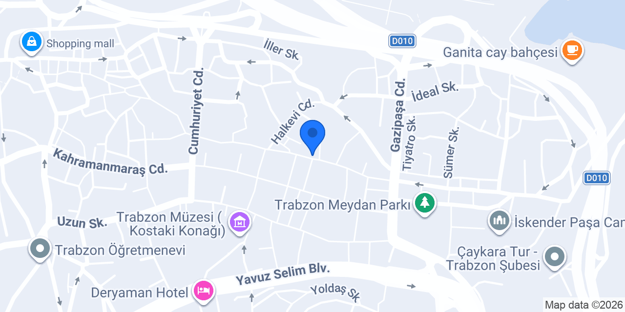 Trabzon 1. Noterliği konumu