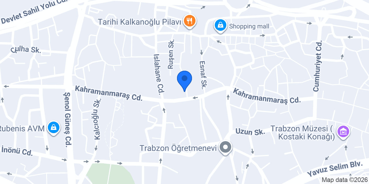 Gülgör Ticaret konumu