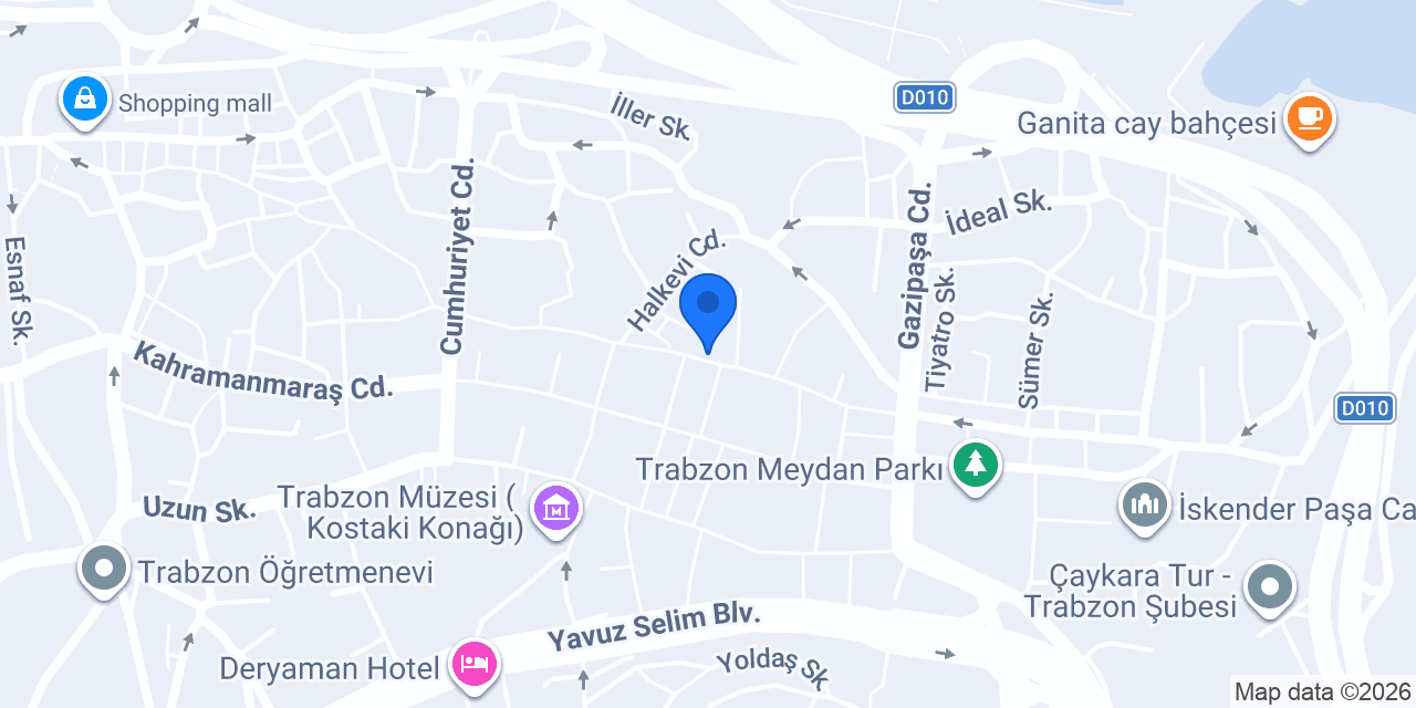 Yıldız Hukuk Bürosu konumu