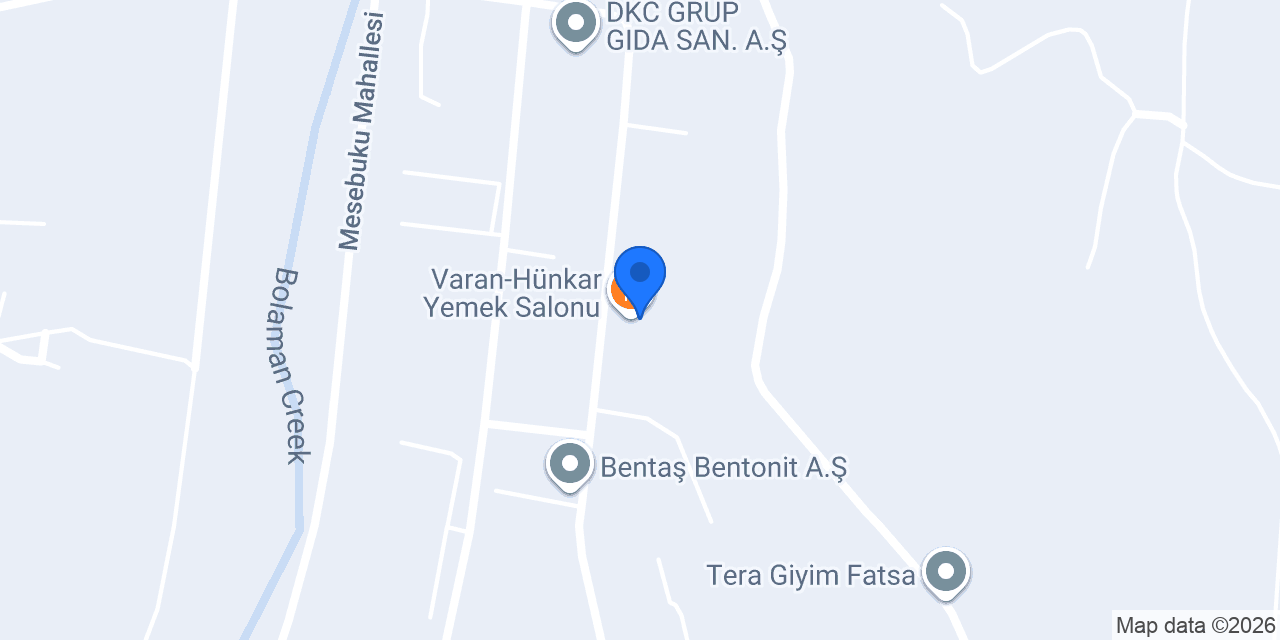 Varan-Hünkar Yemek Salonu konumu
