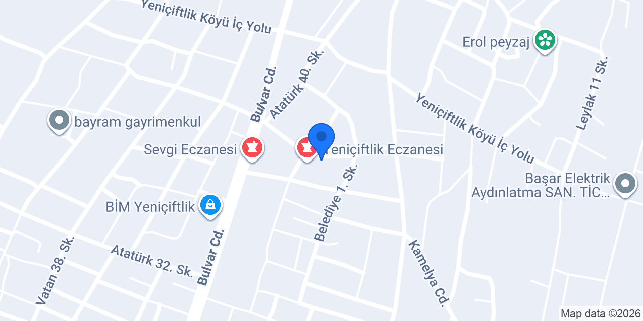 Türker Eczanesi konumu