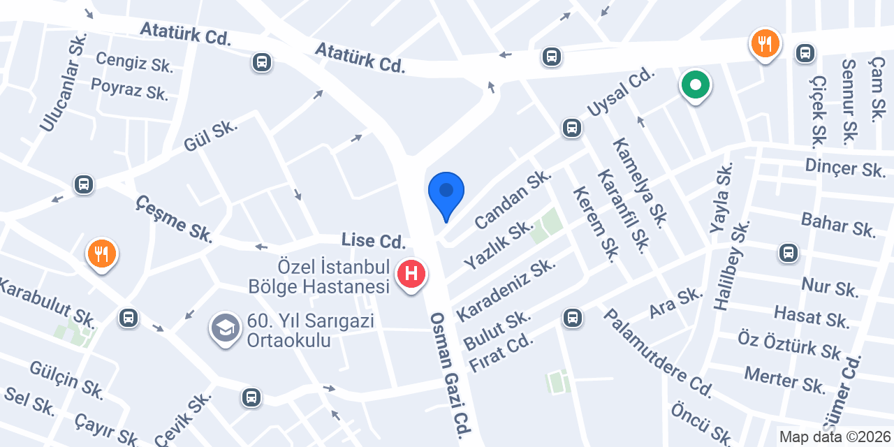 Akın Pen konumu