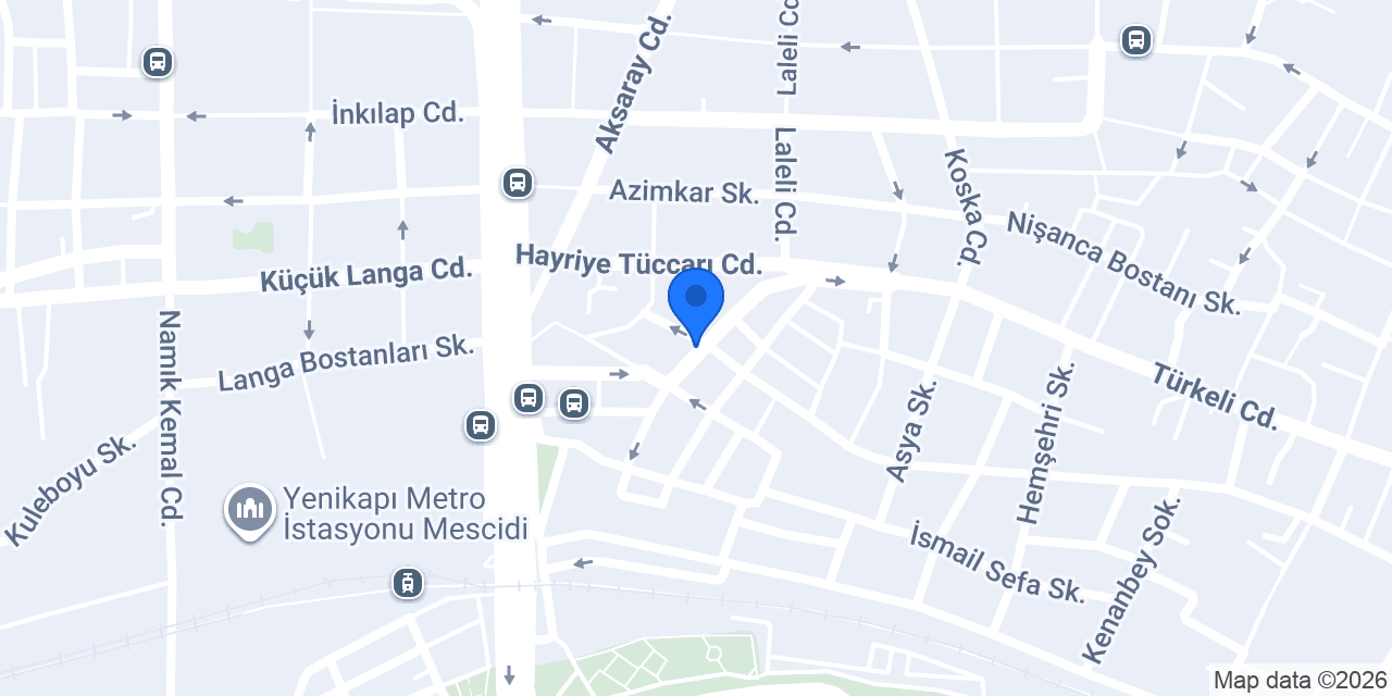 Shaik Perfume Yenikapı konumu