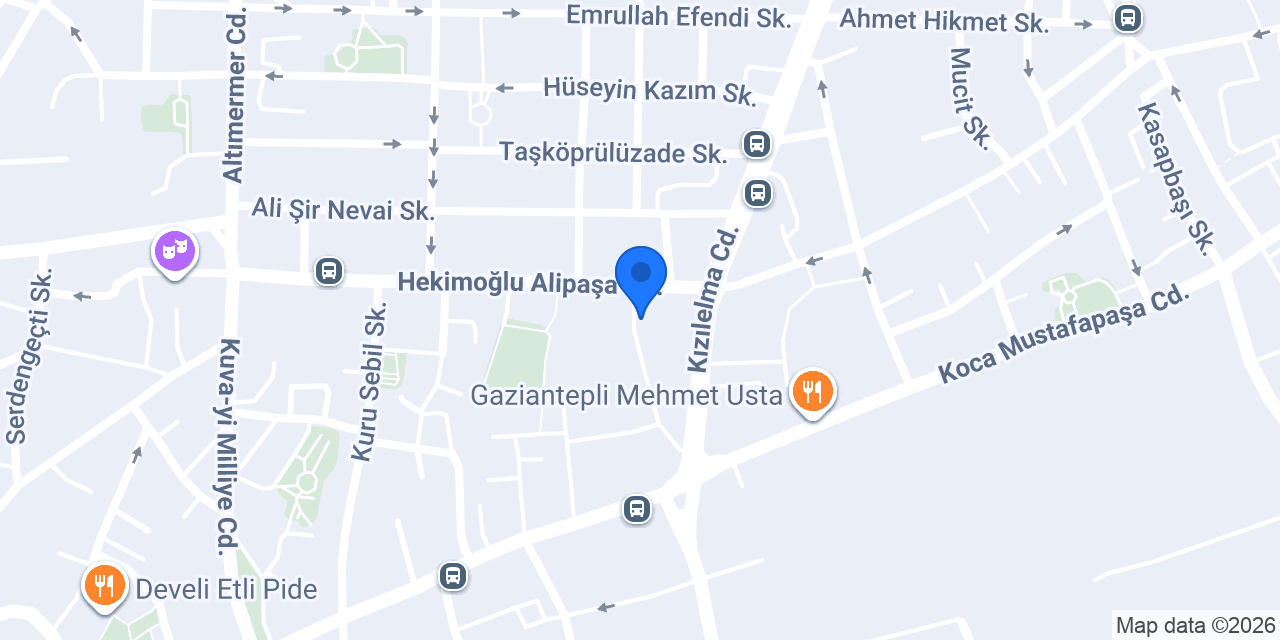 Kahve çikolata İstanbul konumu