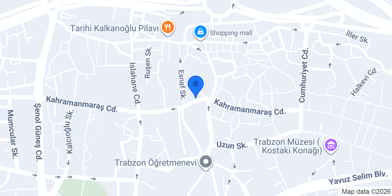 İPA TRABZON A.Ş konumu