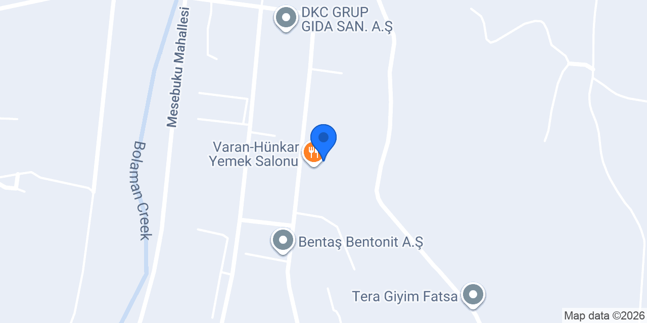 Varan Catering konumu