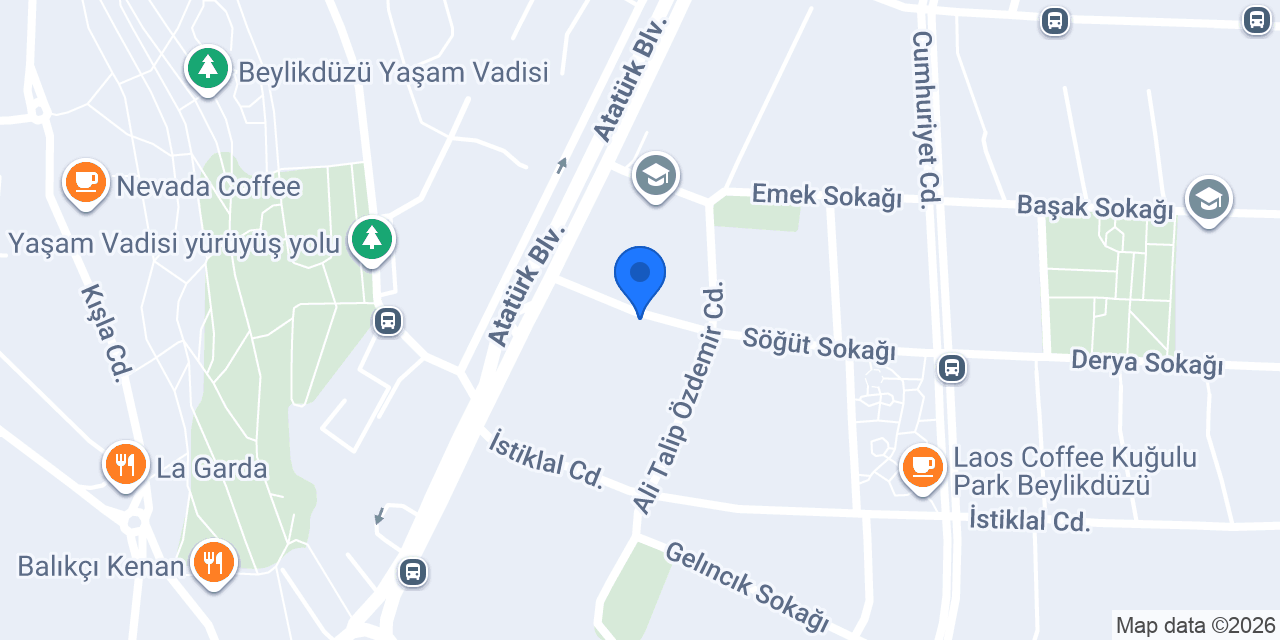 Aras Kargo Lavinya Şubesi konumu