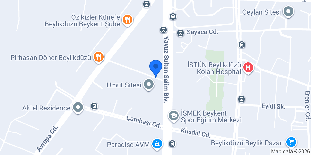 Nilya Terzi & Butik konumu