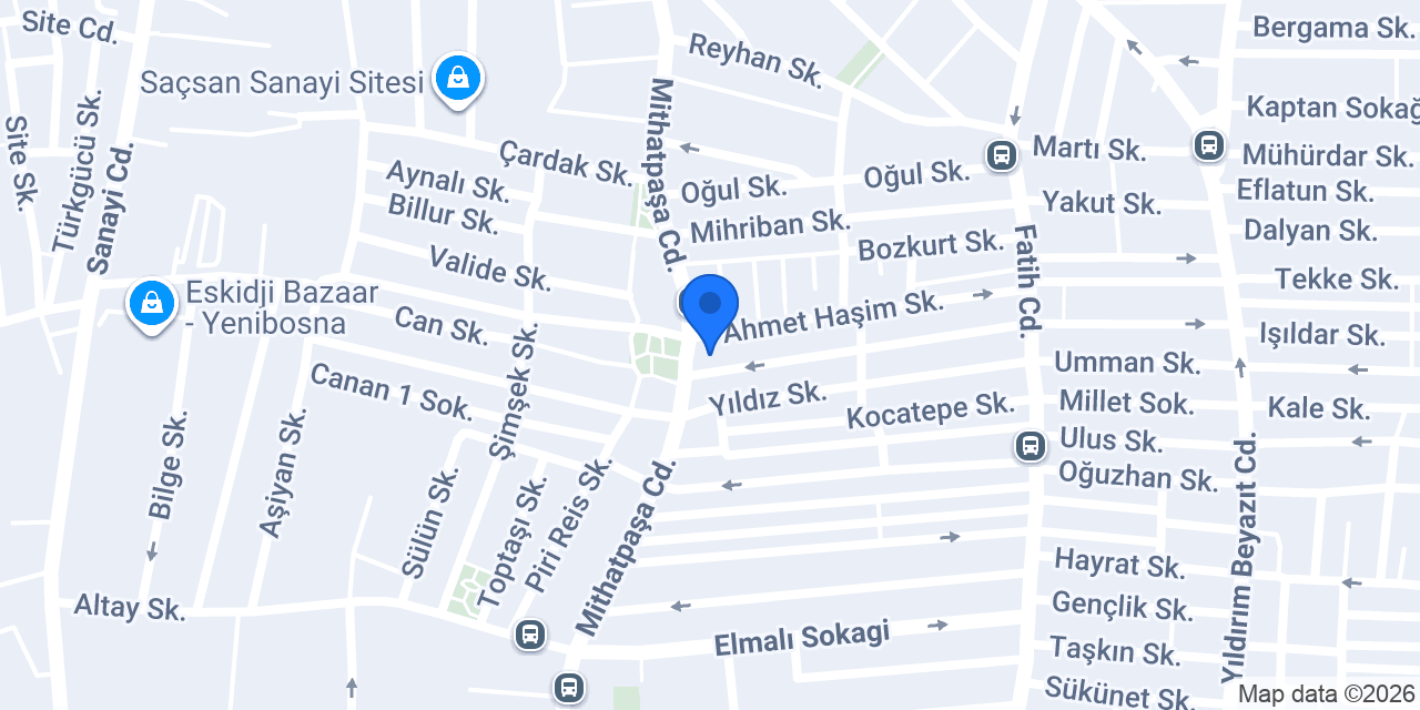 Maslak Yapı Malzemeleri konumu
