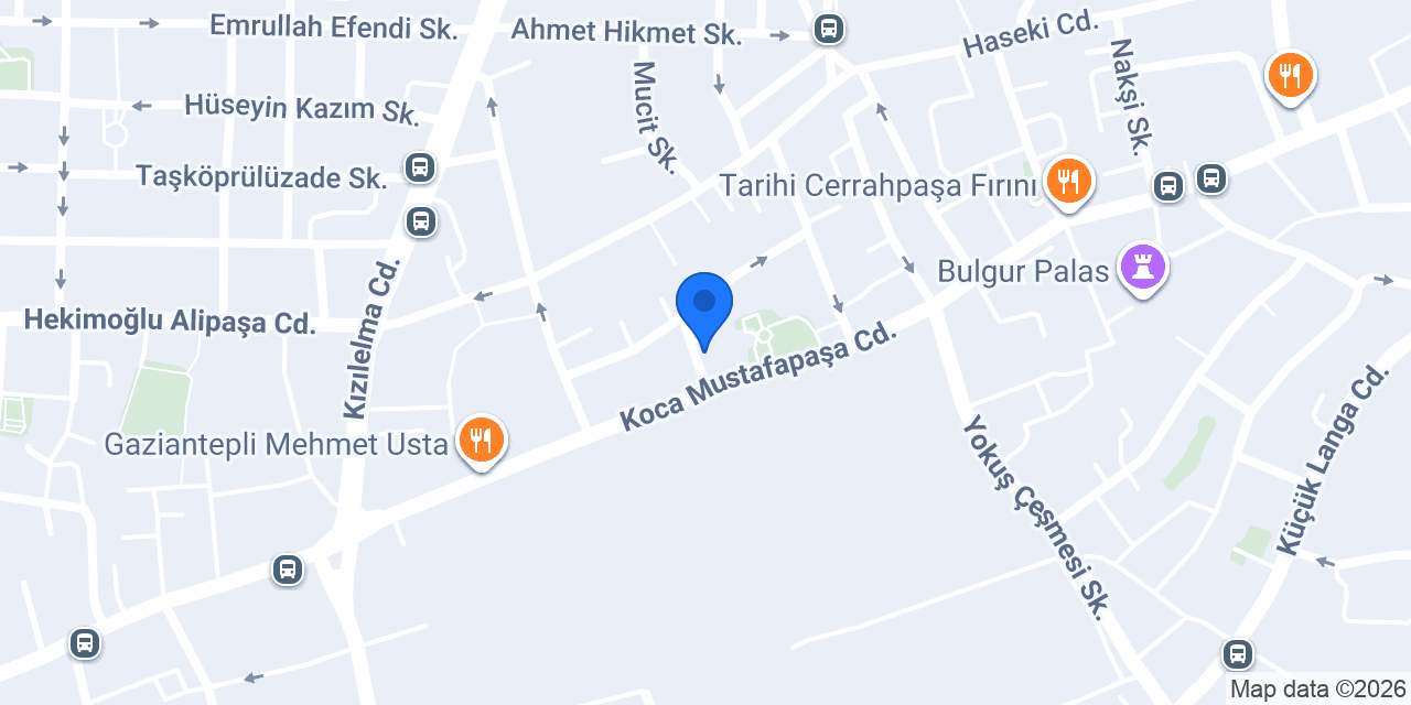 Cerrahpasa Nur Eczanesi konumu
