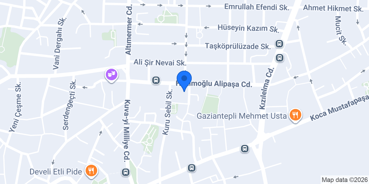 Bab-i Ali Kafe konumu