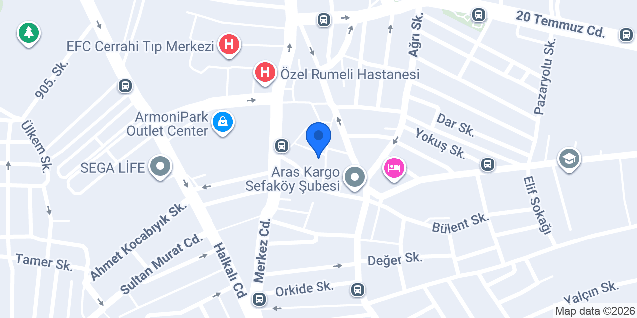 Üç El Derneği konumu
