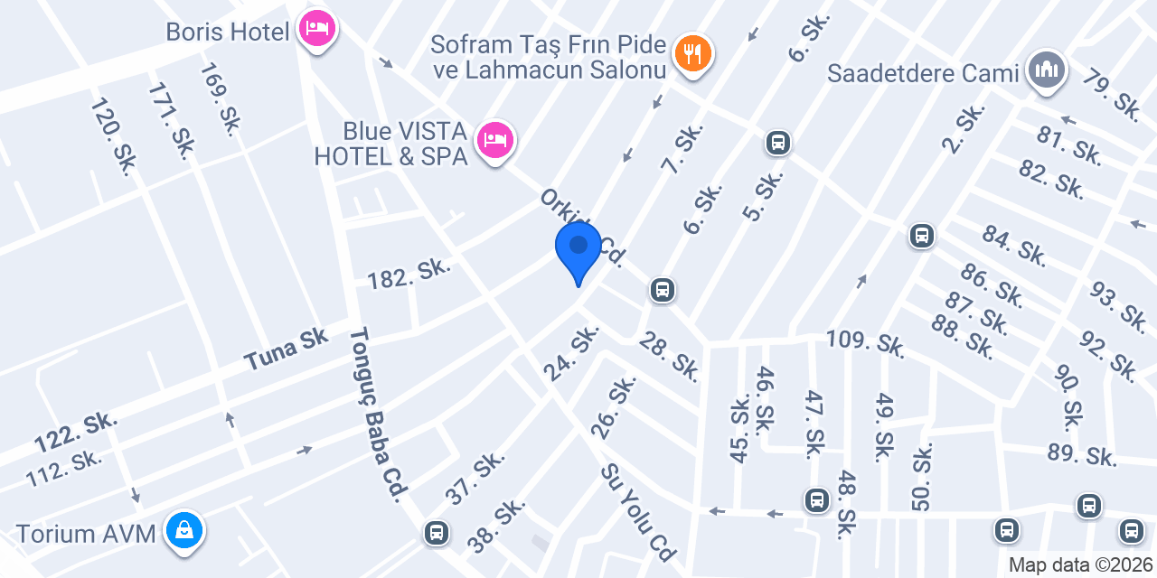 Bahçeşehir Tente Branda konumu
