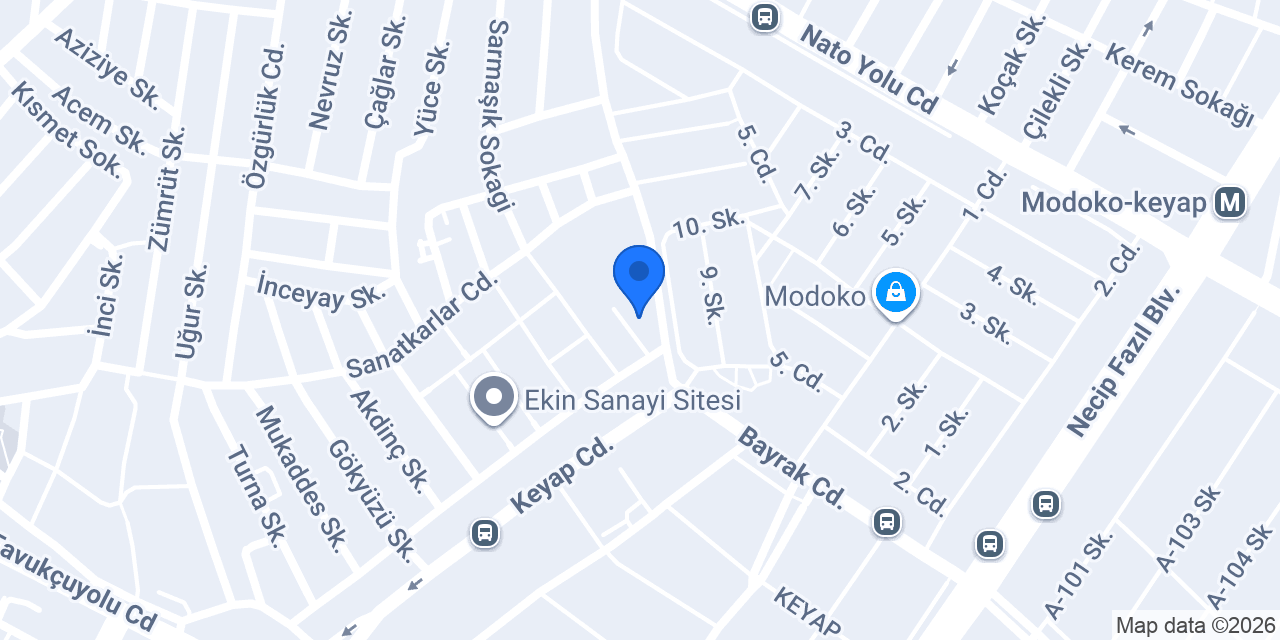 Orjin Endüstriyel konumu