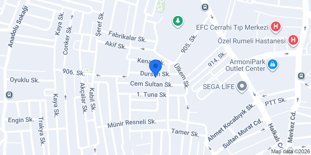 Küçükçekmece Elektrikçi konumu