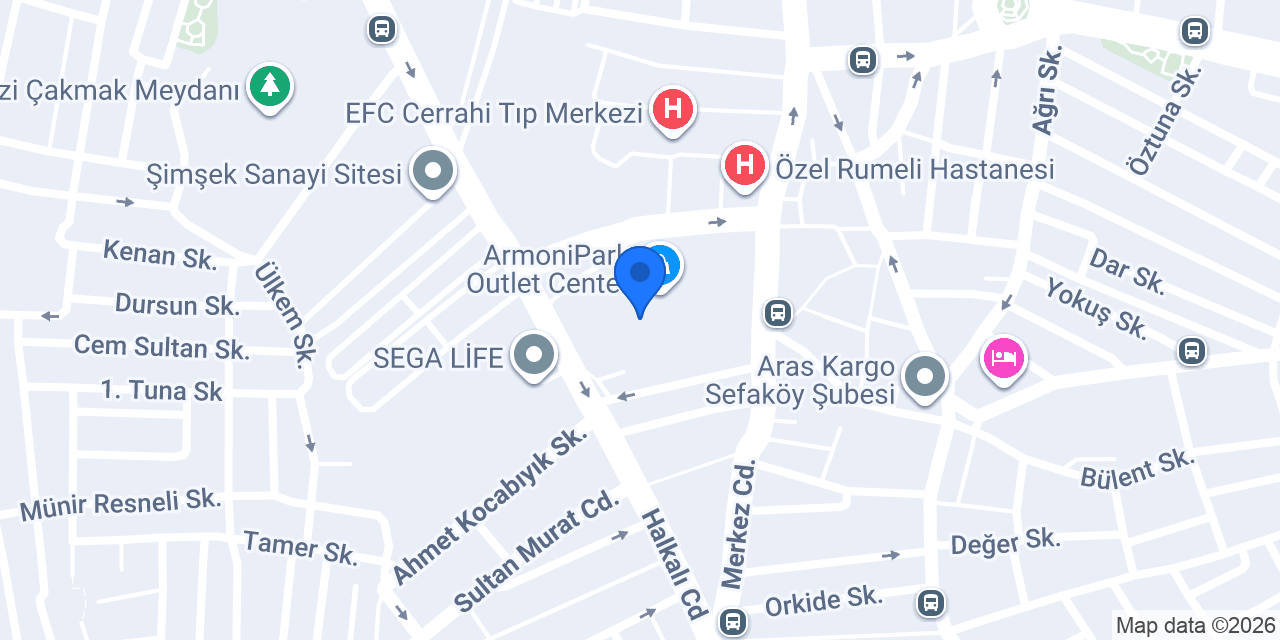 Vodafone Cep Merkezi konumu