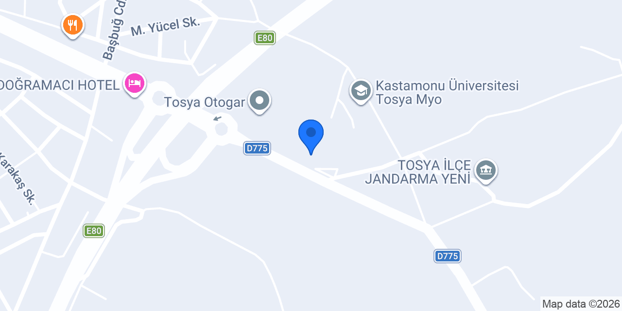 Tosya Devrez Apart konumu