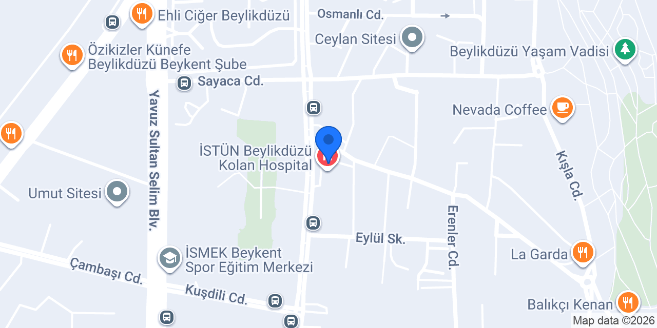 Op. Dr. Bülent Deniz Çuhalı konumu