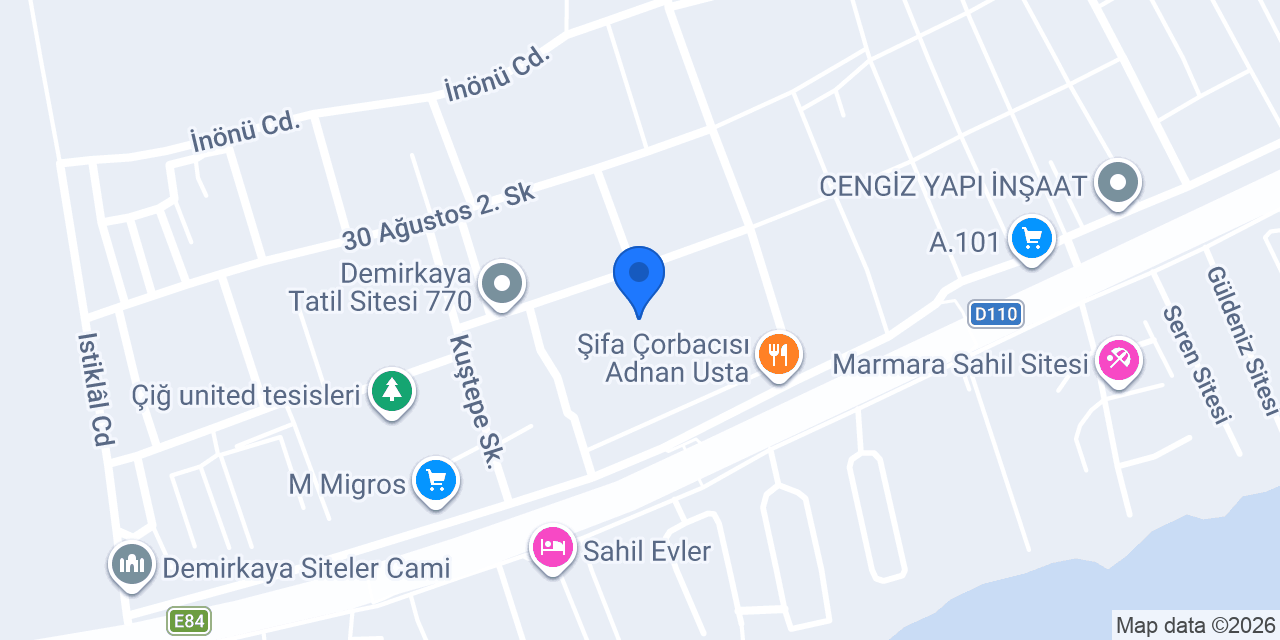 Demirkaya C sitesi kafeterya konumu