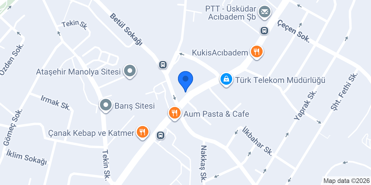 Gelateria Bonacci Acıbadem konumu