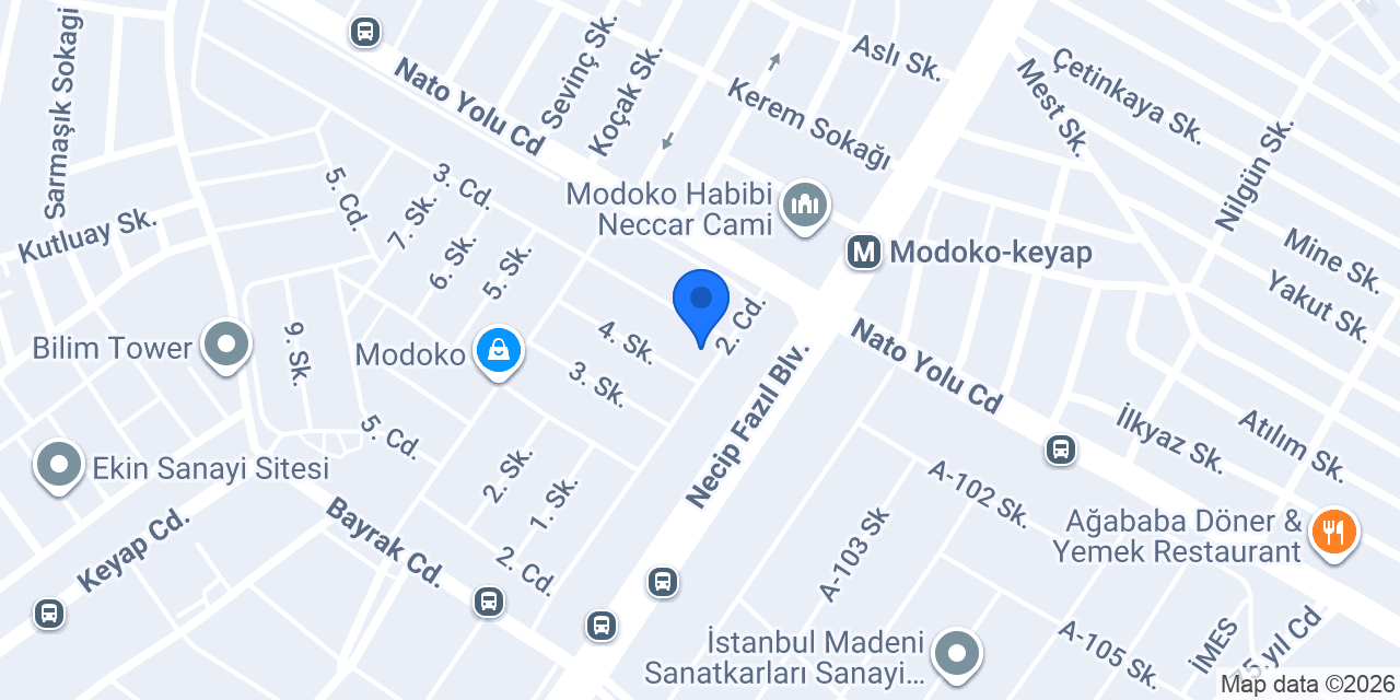 Çimen Mobilya konumu